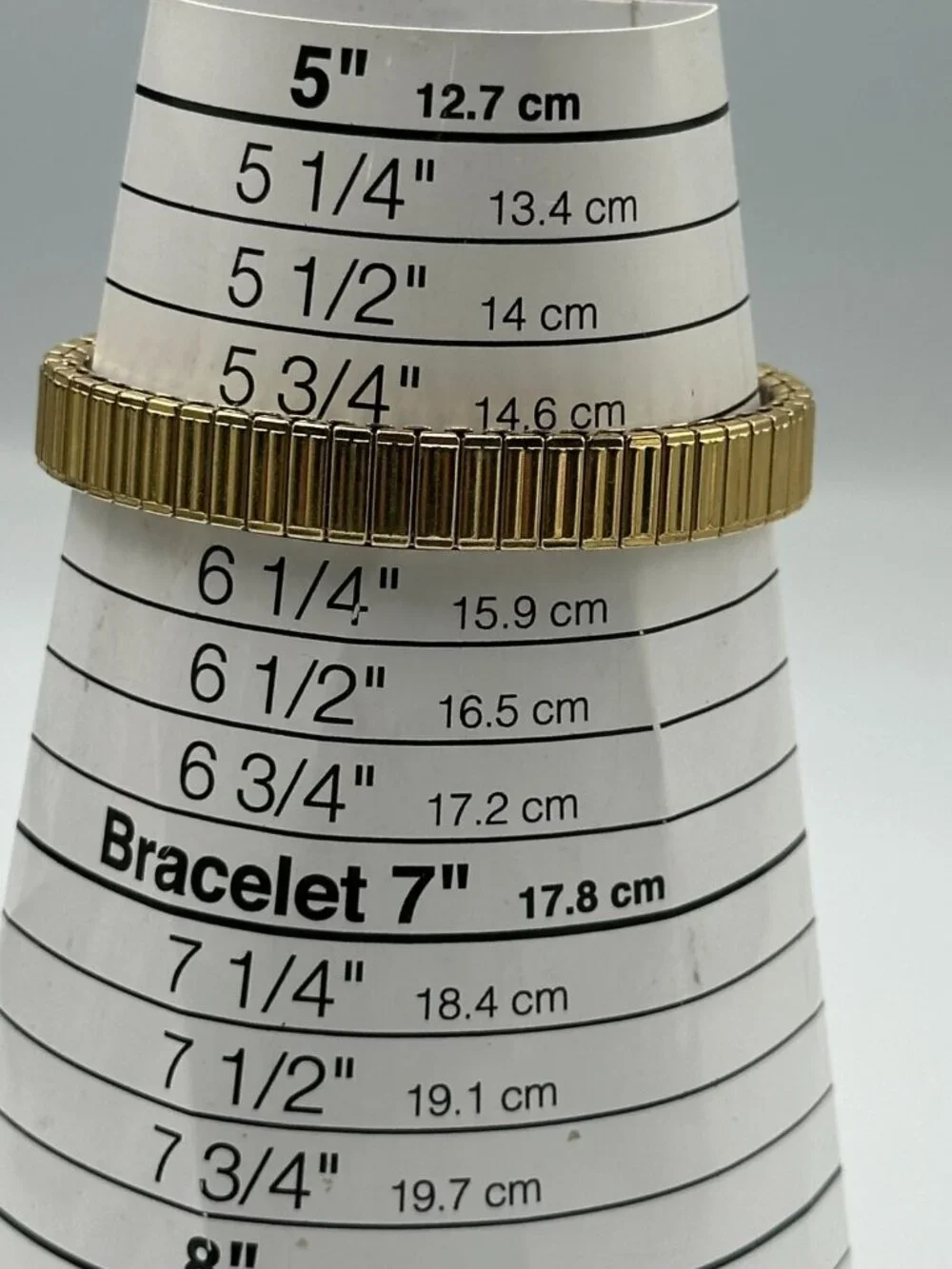3/$30 Milan Watch Women Gold Tone Date Window Stretch Band New Battery 6.25 Inch